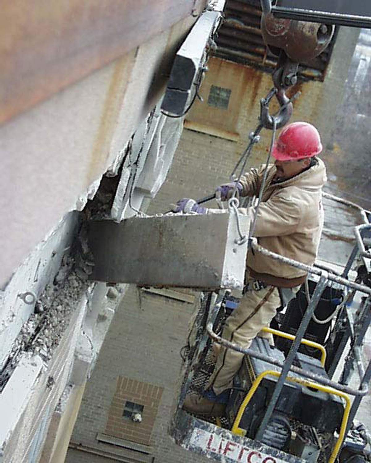 Eagles Club stone restoration - Stone Out